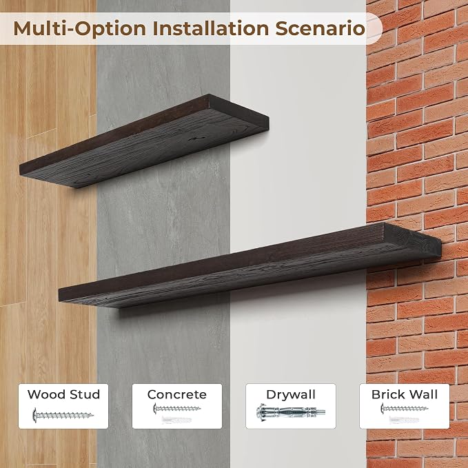 Axeman Floating Shelves for Wall - Image 5