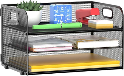 3 Tier Paper Organizer Tray by MINDEPOT