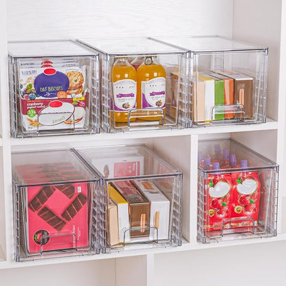 Vtopmart 8 Pack Large Stackable Storage Drawers, Easily Assemble - Image 7
