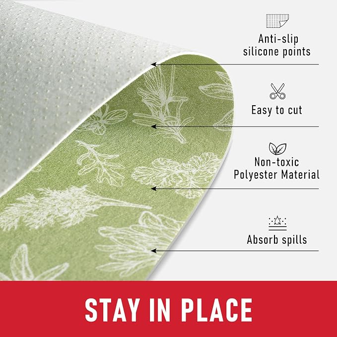 Cooyes Large Fridge Liners for Refrigerator, 17.7" × 36", Drawer & Shelf Liners - Image 4