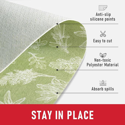Cooyes Large Fridge Liners for Refrigerator, 17.7" × 36", Drawer & Shelf Liners - Image 4