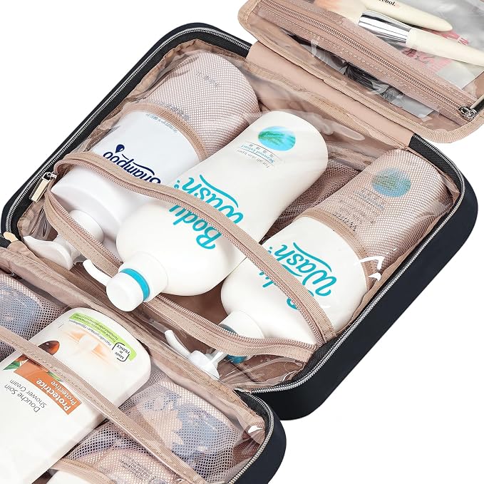 NISHEL Travel Toiletry Bag for women, Portable Hanging Organizer for - Image 7