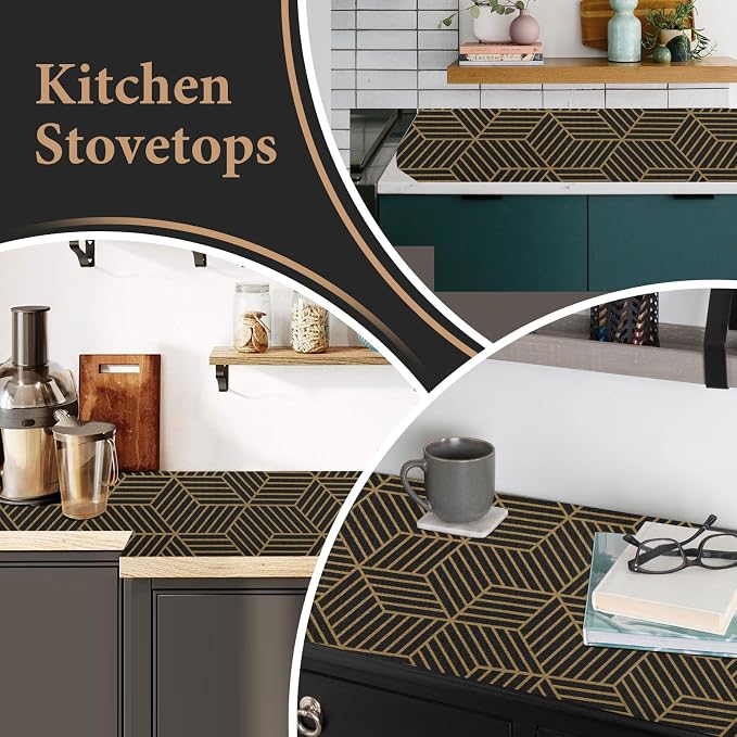 Shelf Liners for Kitchen Cabinets 12in x 30FT, Non Adhesive Cabinet Liner - Image 6