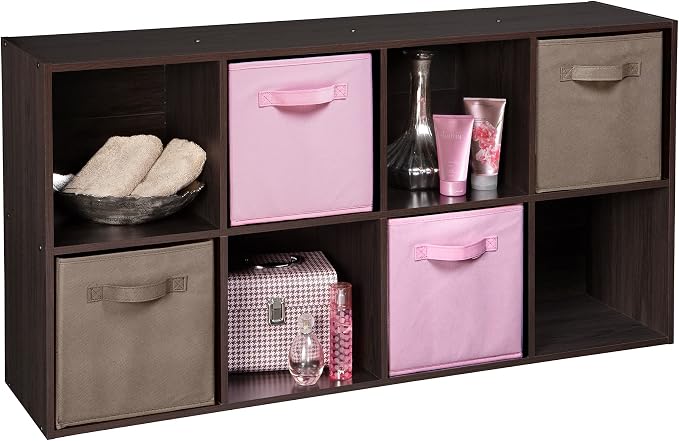 ClosetMaid Cubeicals 8 Cube Storage Shelf Organizer Bookshelf, Vertical or - Image 6