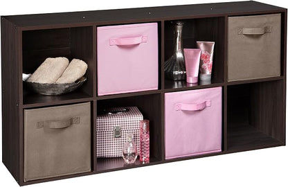ClosetMaid Cubeicals 8 Cube Storage Shelf Organizer Bookshelf, Vertical or - Image 6