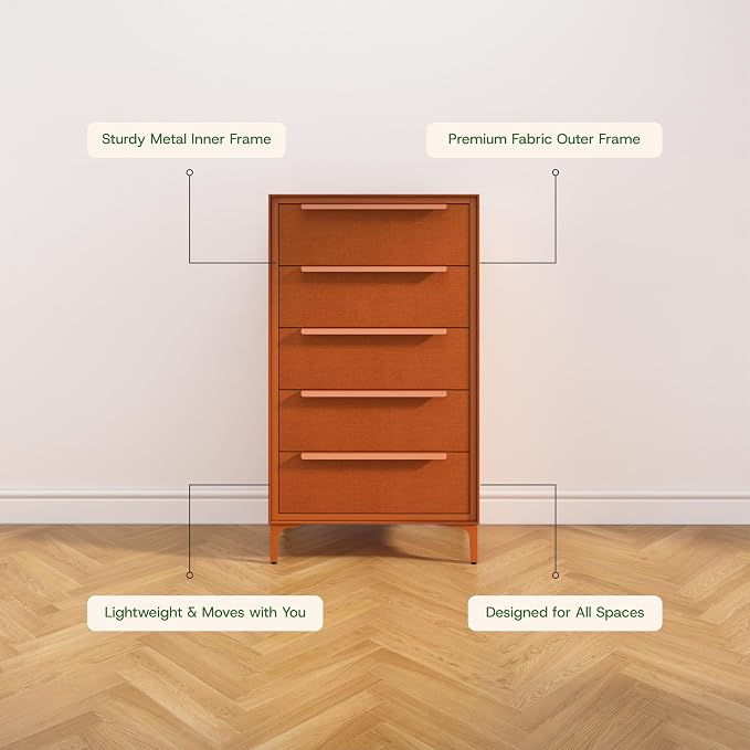 tinge Naima Premium Fabric Dresser - Image 6