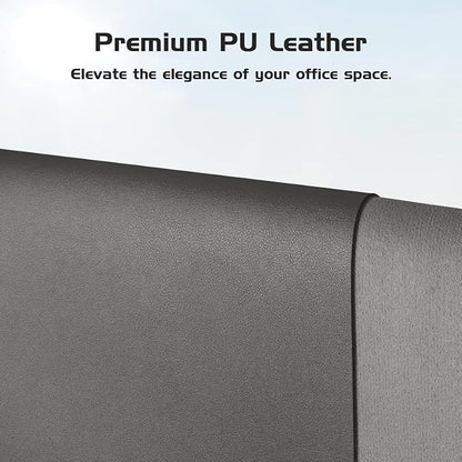 Aothia Leather Desk Pad Protector, Office Desk Mat, Large Mouse Pad, Laptop - Image 2