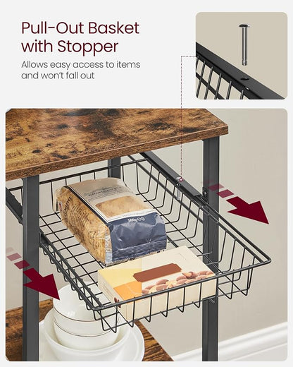 VASAGLE Baker's Rack, Microwave Stand, Kitchen Storage Rack - Image 9