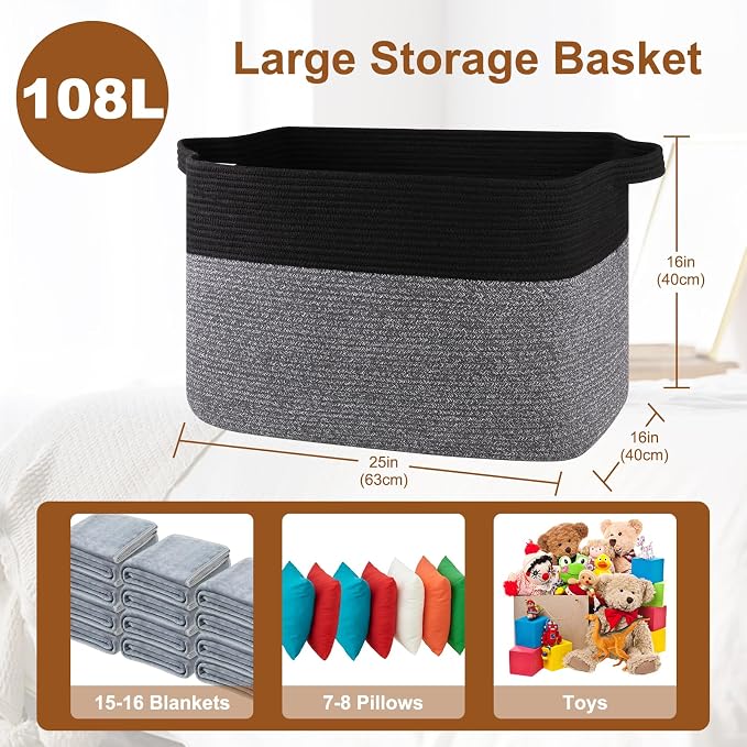 XXXL Supre Large Blanket Basket - Image 2