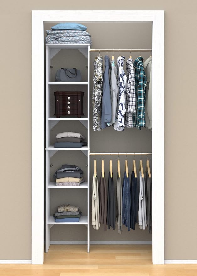 ClosetMaid SuiteSymphony Wood Closet Organizer Starter Kit - Image 6