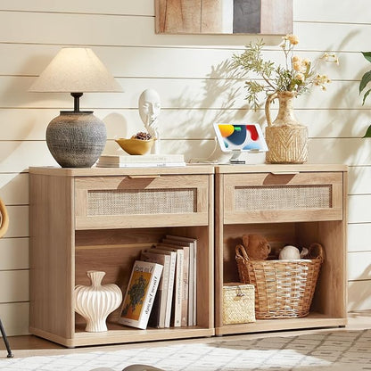 LEYAOYAO Rattan Nightstand - Image 5