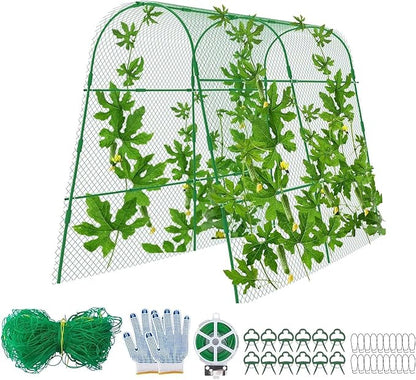 codree Cucumber Trellis for Raised Bed, 63 x 63 Inch U-Shape Garden Trellis for by codree