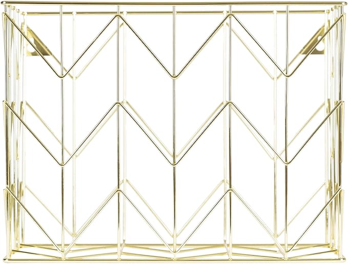 U Brands Hanging File Desk Organizer, Wire Metal - Image 6