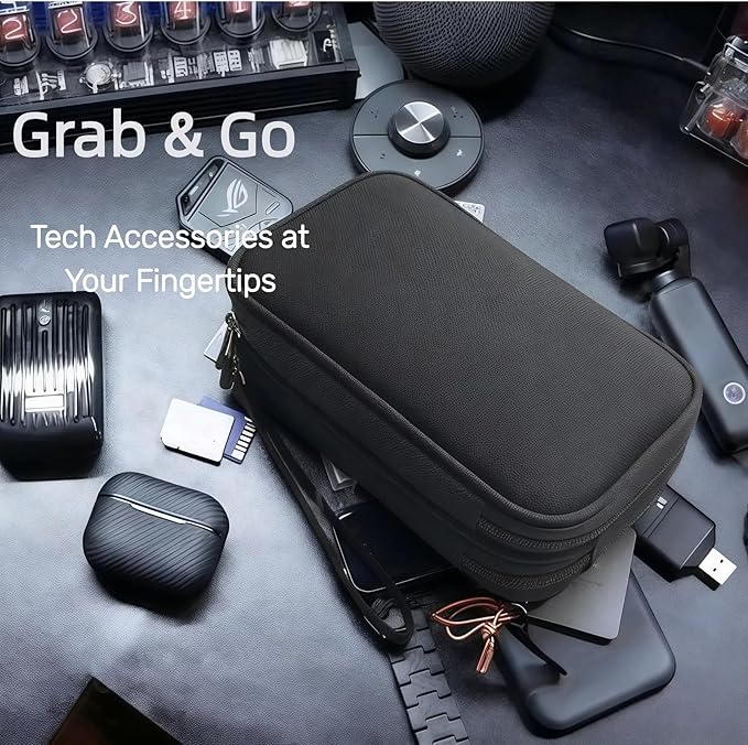 Portable Waterproof Double Layers All-in-One Storage Bag, Travel Cord - Image 3