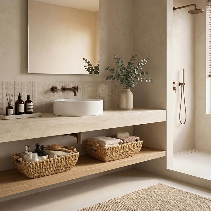 StorageWorks Hand-Woven Storage Baskets - Image 9