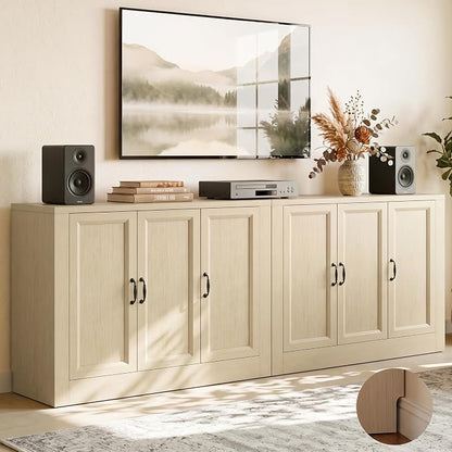 39" W Modern Buffet Cabinet, Modular Sideboard Cabinet - Image 4