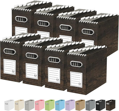 Portable Collapsible Cardboard File Box by Oterri