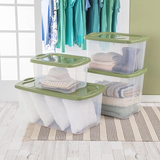 70 Quart Heavy-Duty Plastic Storage Bin - Image 7