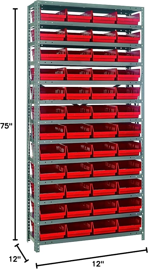 Quantum Storage Systems 1275-107RD Steel Shelving Unit - Image 2