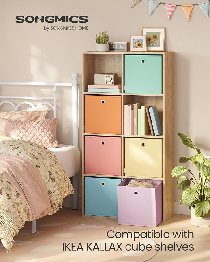 SONGMICS Storage Cubes, Rainbow Storage Bins, URFB233X01 - Image 2