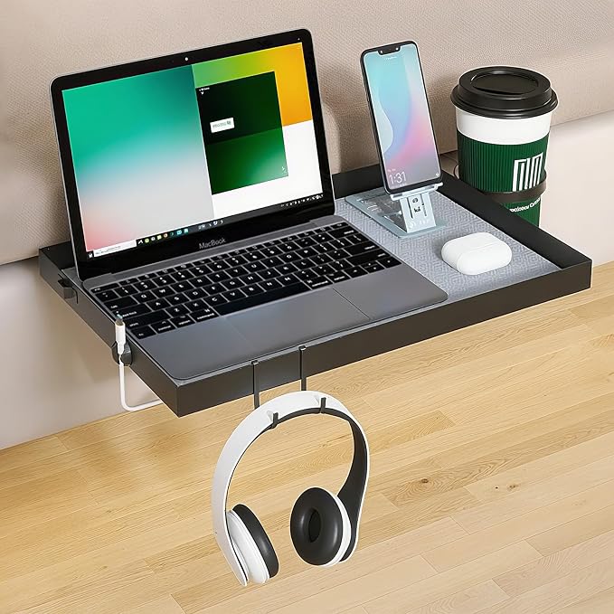Bedside Shelf for Dorm Bunk Bed by Unknown