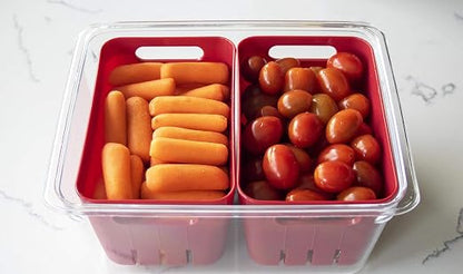 Kitchen Spaces Twin Colander Food Storage Container, Strainer and Fridge - Image 3