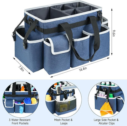 Cleaning Caddy, Cleaning Bag for Housekeepers, Cleaning Supplies Organizer - Image 4