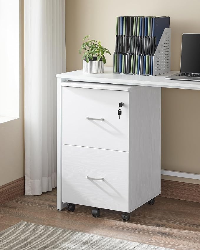 VASAGLE 2-Drawer File Cabinet, Locking Filing Cabinet - Image 7