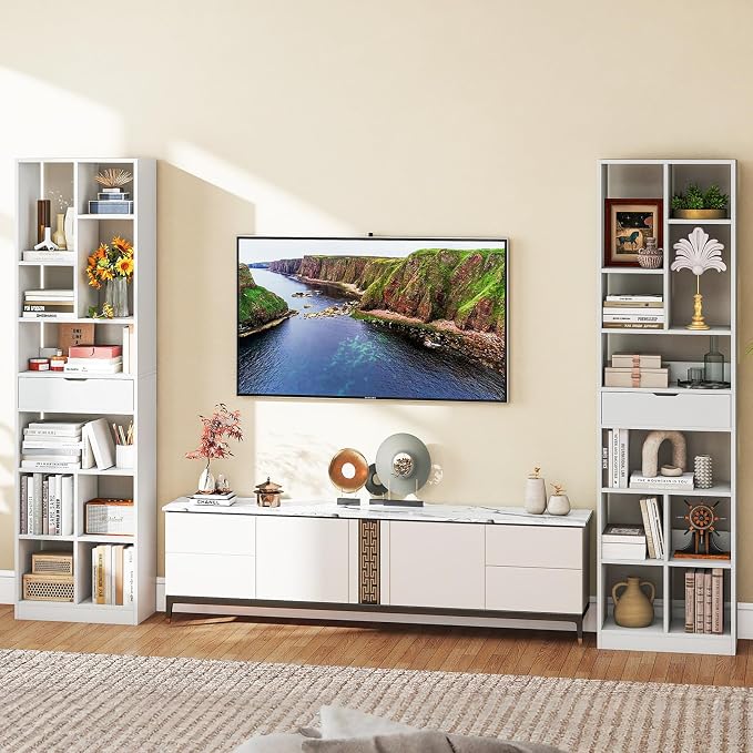 Tangkula 71” Tall Bookcase - Image 9