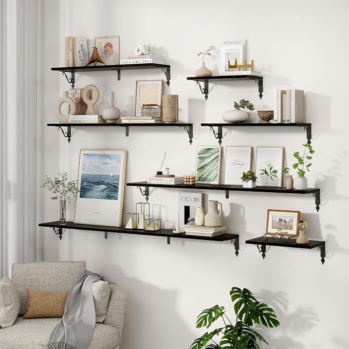 Floating Shelves for Wall, 8 Inch Deep Floating Shelf - Image 6