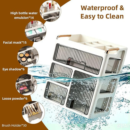 GearFusion Cosmetic Organizer, Makeup Storage Box - Image 4