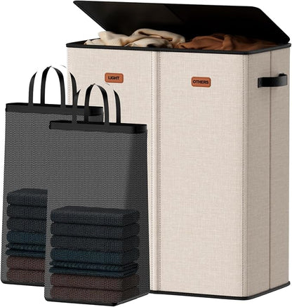 150L Double Laundry Hamper by Vexalora
