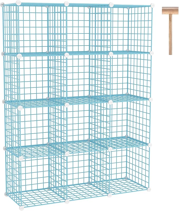 C&AHOME Wire Cube Storage, 12 by CAHOME