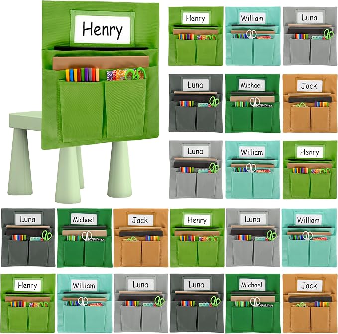 gisgfim 24 Pcs Small Chair Pockets by gisgfim