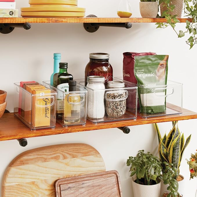 iDesign 4-Piece 50% Recycled Plastic Organizer Bin Set - Image 3