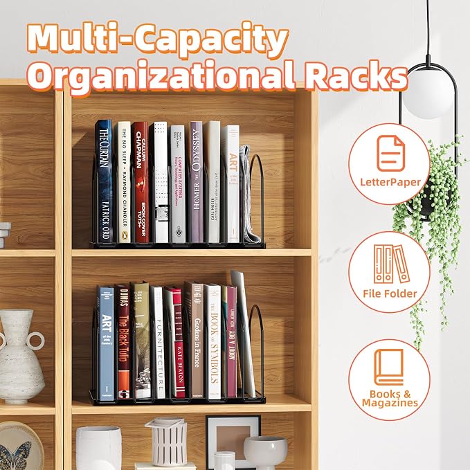 Simple Trending 2 Pack 9 Section Metal File Sorter Organizer - Image 2