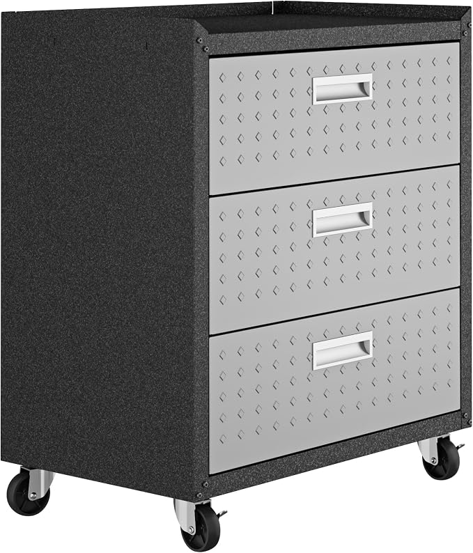 Manhattan Comfort Fortress Collection Convenient Durable Mobile Garage Chest - Image 6
