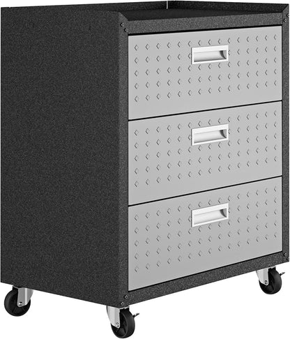 Manhattan Comfort Fortress Collection Convenient Durable Mobile Garage Chest - Image 6