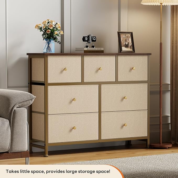 Sweetcrispy 7 Drawer Dresser for Bedroom Storage - Image 4
