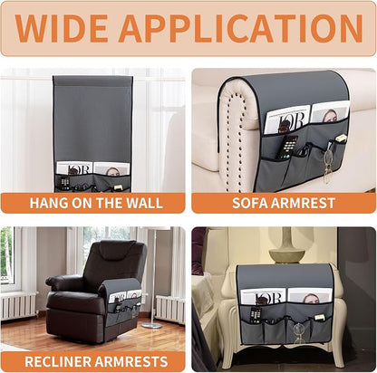 HAOMAIJIA Anti Slip Sofa Armrest Organizer Arm Chair Bedside Caddy Storage - Image 5