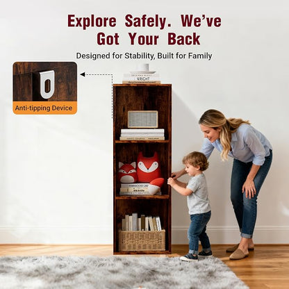 Book Shelf, Wooden Cube Storage Organizer - Image 4