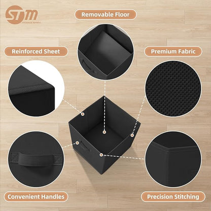 STORAGE MANIAC Storage Cubes, 13 Inch Collapsible Storage Bins - Image 3