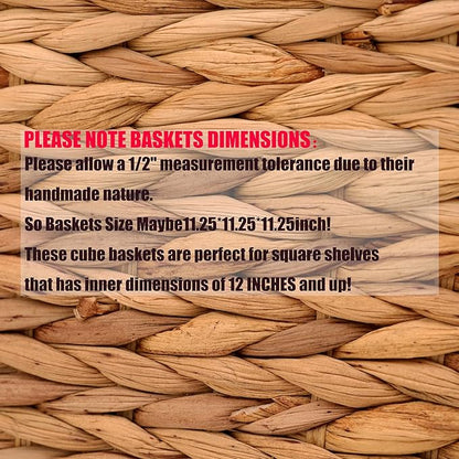 11x11in Storage Baskets 4 Pcs Storage Bins - Image 3