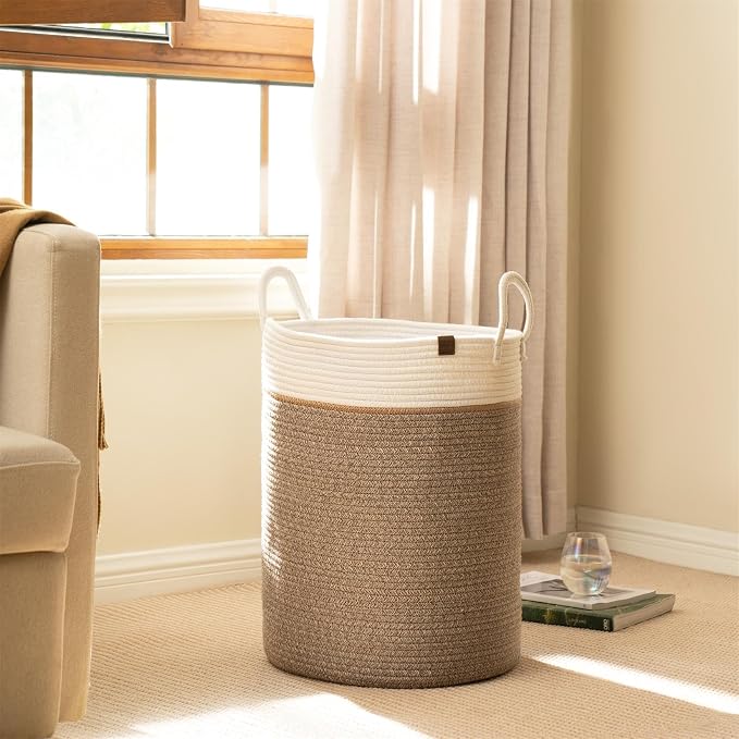 LA JOLIE MUSE Woven Basket Rope Storage Baskets - Image 4
