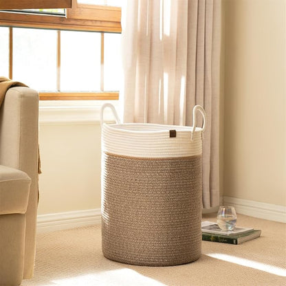 LA JOLIE MUSE Woven Basket Rope Storage Baskets - Image 4