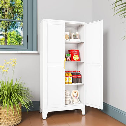 GAIOUS Metal Pantry Cabinet, Kitchen Pantry Storage Cabinets - Image 5