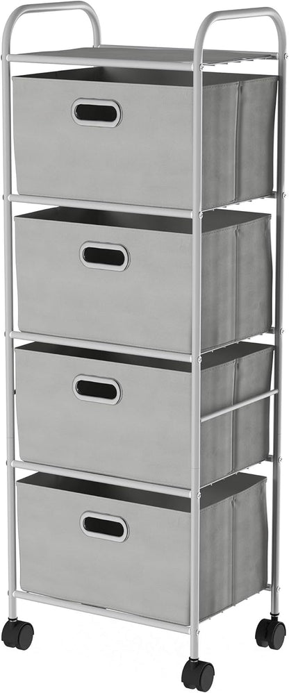 4-Drawer Fabric Dresser by LavishHomeCollection
