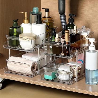 2 Set, 2 Tier Clear Organizer - Image 6