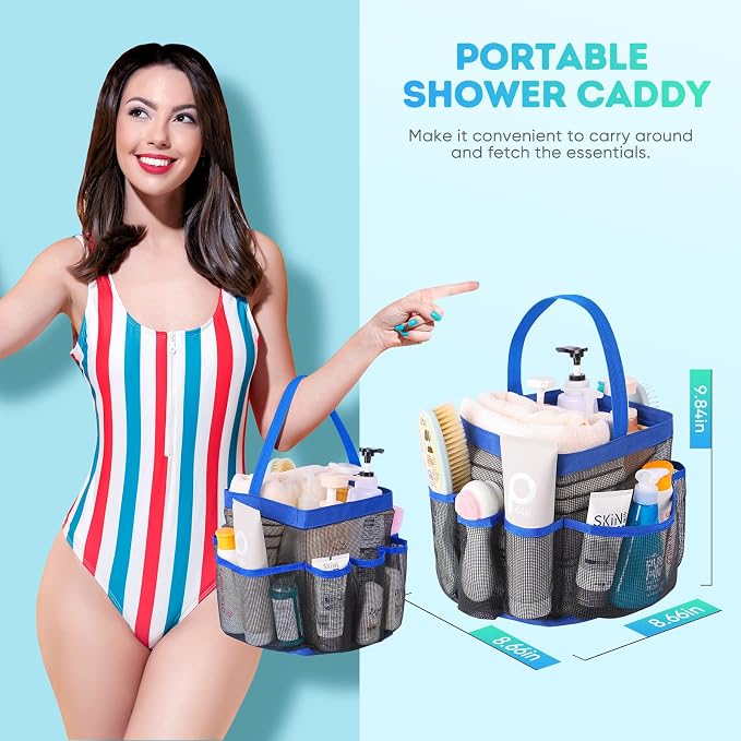 EUDELE Mesh Shower Caddy Portable - Image 4