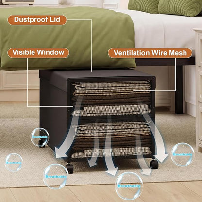 Fokyfok 2 Pack Under Bed Storage - Image 6